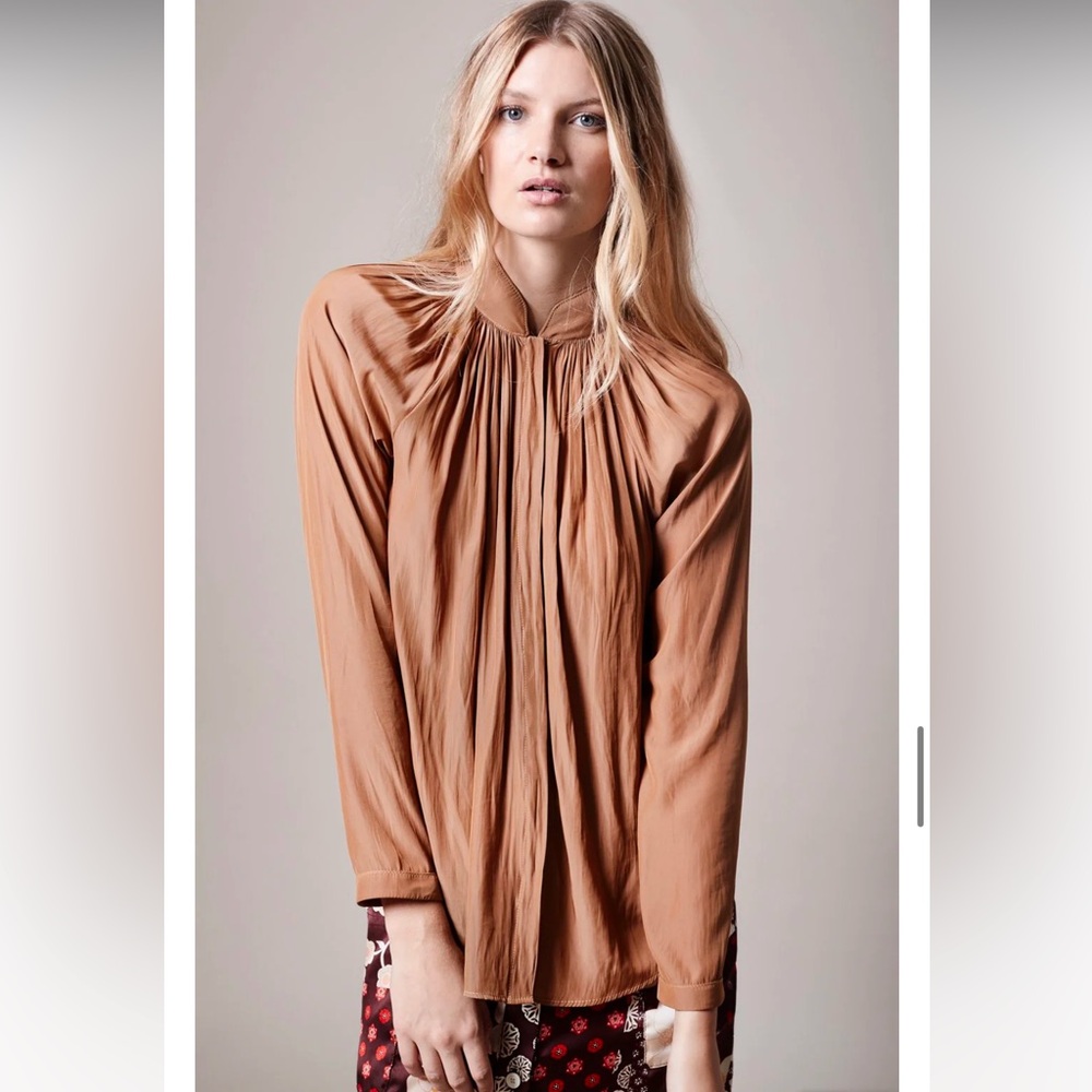 White Smythe gathered blouse - size XS